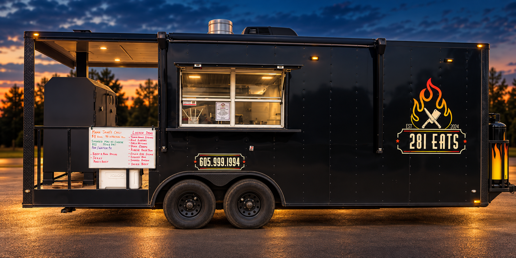The 281 Eats food trailer